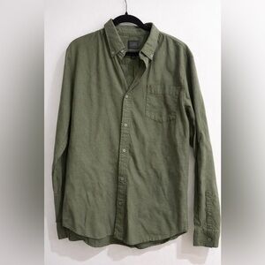14th & Union Olive Casual Button-Down Shirt